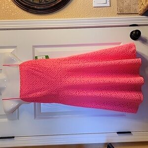NWT Lilly Pulitzer Jennilee Dress Kir Royal Pink Trellis Lace Women's Size XS